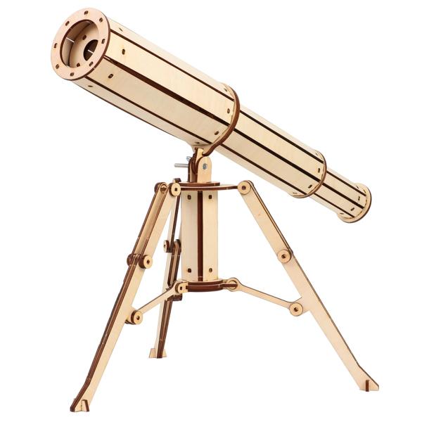 木製天体望遠鏡クラフトキット 工作キット  58501 ネコポス対応品 585017 夏休み 自由研究 工作 | 