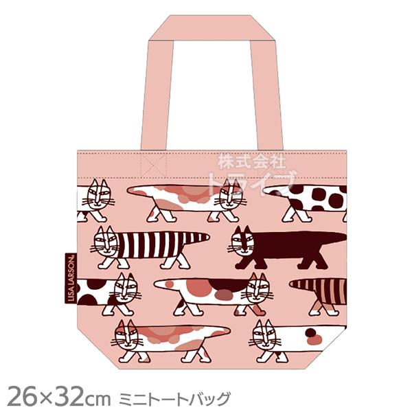ミニ トートバッグ リサ・ラーソン ピンクマイキー ネコポス対応品