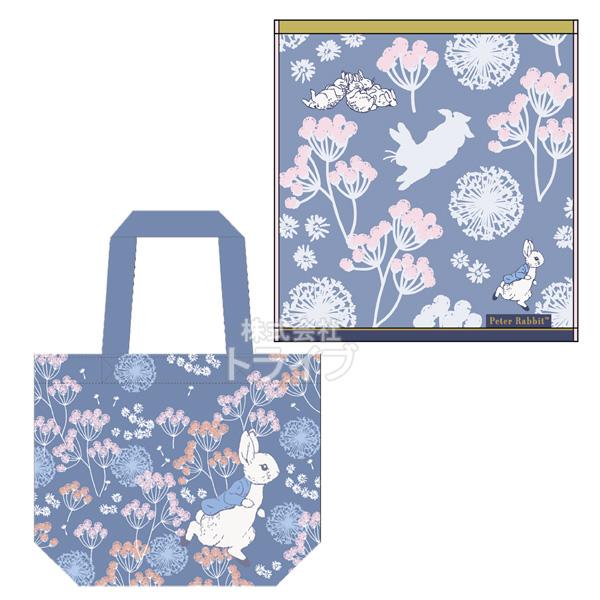 ピーターラビット ブルーブルーミング ミニバッグ ウォッシュタオル セット ネコポス対応品 | 