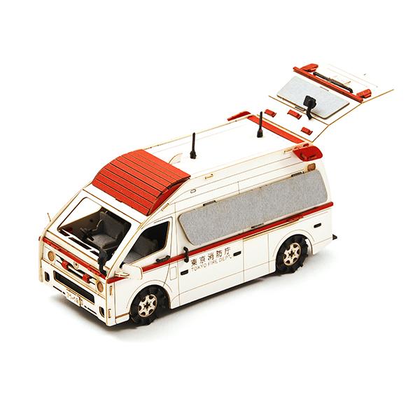 ペーパークラフト カーズクラフト 救急車 CC-E3 ネコポス対応品 654269 |  | 03