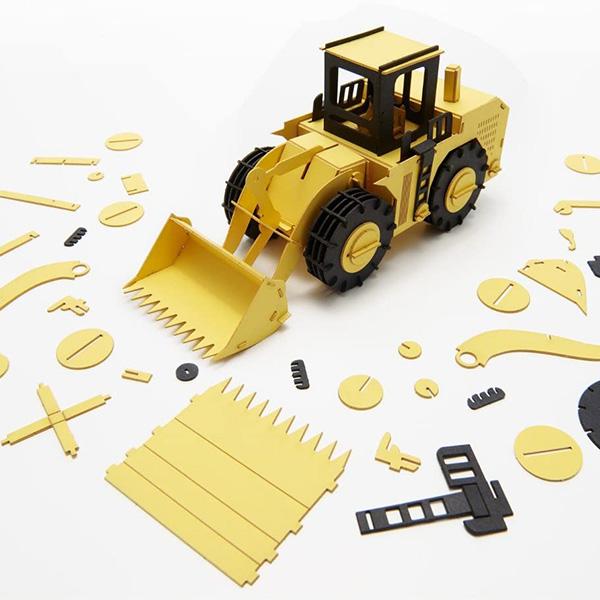 ペーパークラフト カーズクラフト ホイールローダー  CC-K4 ネコポス対応品 654030 |  | 02