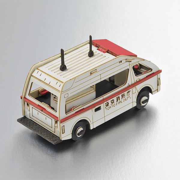 ペーパークラフト カーズクラフトミニ 救急車 CCM-E3 メール便対応品 654283 |  | 02