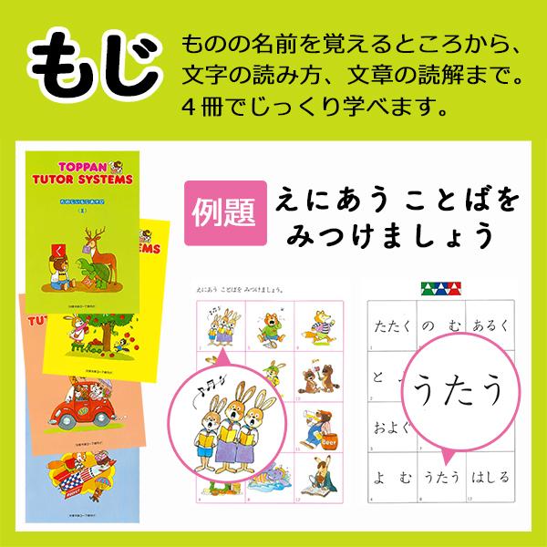 遊び感覚で学べる知育教材 チューターシステム テキスト1「文字・数・知恵」  教具キットは別売 |  | 01