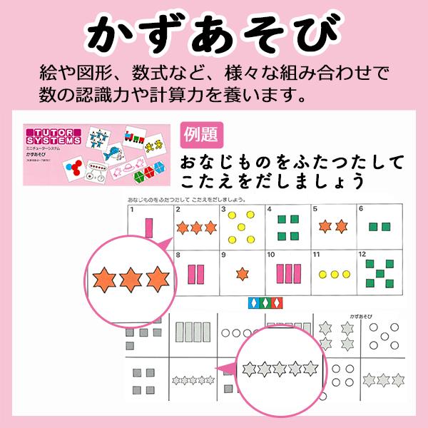 遊び感覚で学べる知育教材 チューターシステム テキスト2「図形・分類・基礎能力」  教具キットは別売 |  | 04