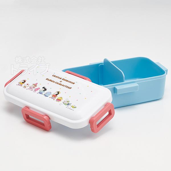クレヨンしんちゃん × サンリオ 抗菌 お弁当箱 4点ロック 仕切り付 530ml 食洗機対応 PFLB6AG 650116 置配対応 |  | 01