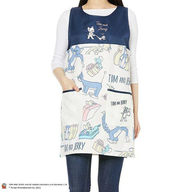 エプロン 割烹着 トムとジェリー ファニーファニー  ネコポス対応品 768183 | 