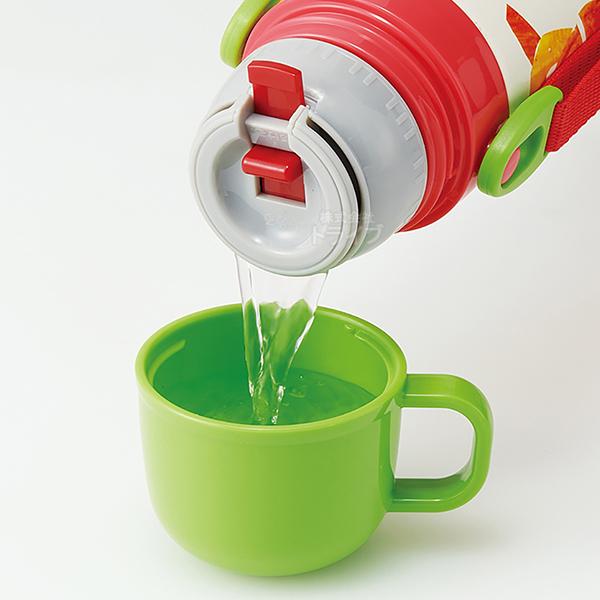 はらぺこあおむし 子ども用 2WAY ステンレスボトル コップ＆ストロー SKCP3 574566 |  | 03