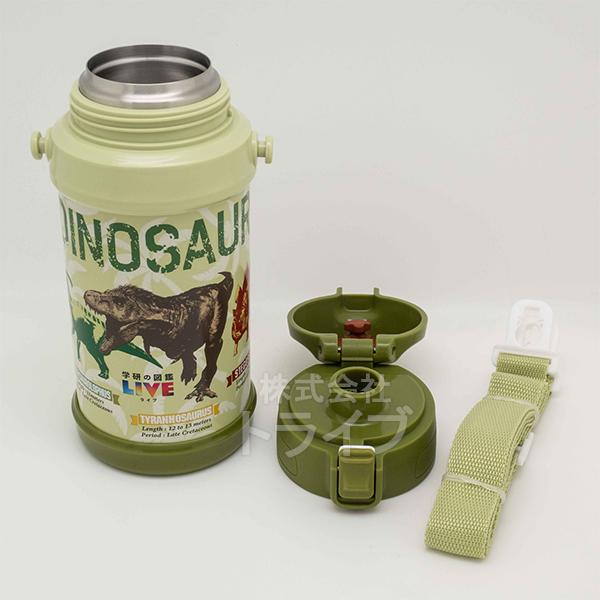 ダイナソー アイランド 恐竜 ダイレクトステンレスボトル キッズ 600ml SBR-600D 144455 学研の図鑑LIVE |  | 02
