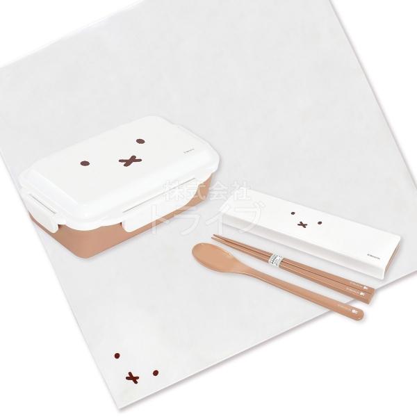 ミッフィー フェイス お弁当箱 4点ロック 500ml コンビ ランチクロス セット | 