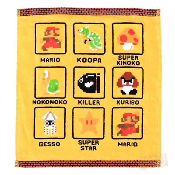 スーパーマリオ ドットアイコン フェイスタオル ハンドタオル お買得２枚セット ネコポス対応品 Ht Mariofset おもちゃ通販 トライブ 通販 Yahoo ショッピング