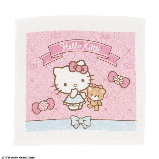 ケース付き ハンドタオル 2絵柄組 ハローキティ ドレスアップデー899696  置配対応 |  | 03