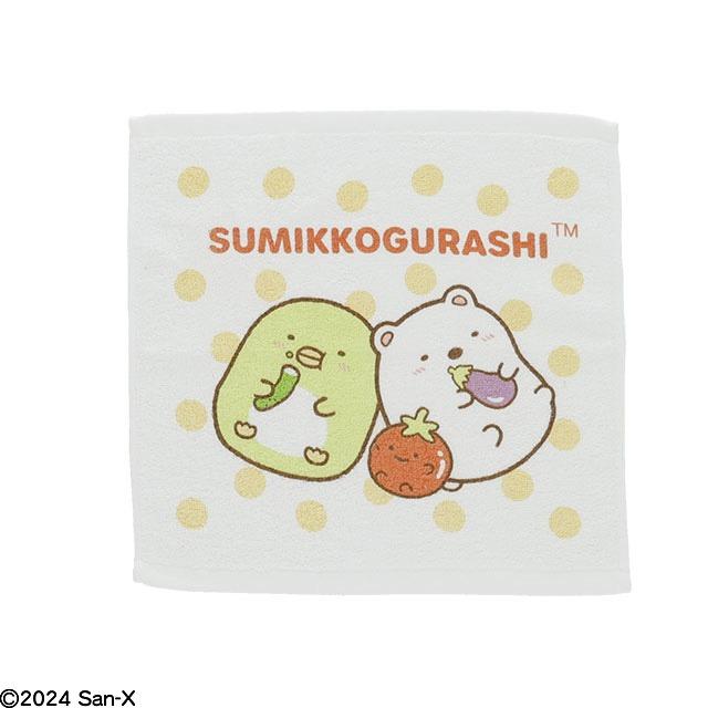 1月上旬入荷予定 ハンドタオル 3絵柄組 すみっコぐらし たべもの王国 899917 ネコポス対応品 |  | 02
