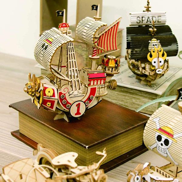 Wooden Art ki-gu-mi ワンピース サウザンド・サニー号 ネコポス対応品
