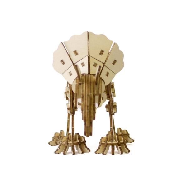 [特価50％OFF]Wooden Art ki-gu-mi ペーパークラフト トリケラトプス ネコポス対応品 513562 |  | 05