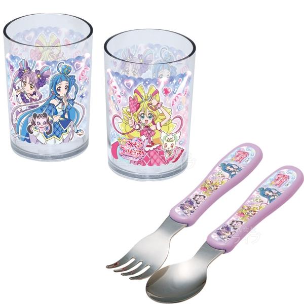 キミとアイドルプリキュア♪ スプーン フォーク コップ２個入 ３点セット | 