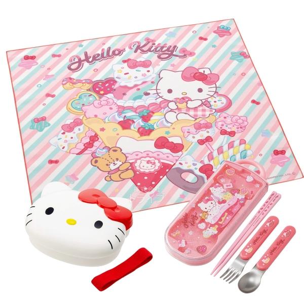ハローキティ 26 ダイカットランチボックス トリオ ランチクロスセット LBD2 | 
