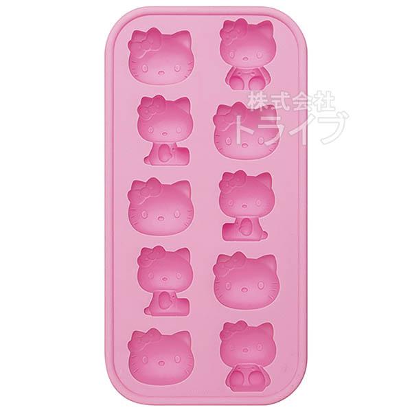 ハローキティ シリコン アイス トレー 製氷皿 チョコレート シャーベット 型  SLT2 ネコポス対応品 214028 | 