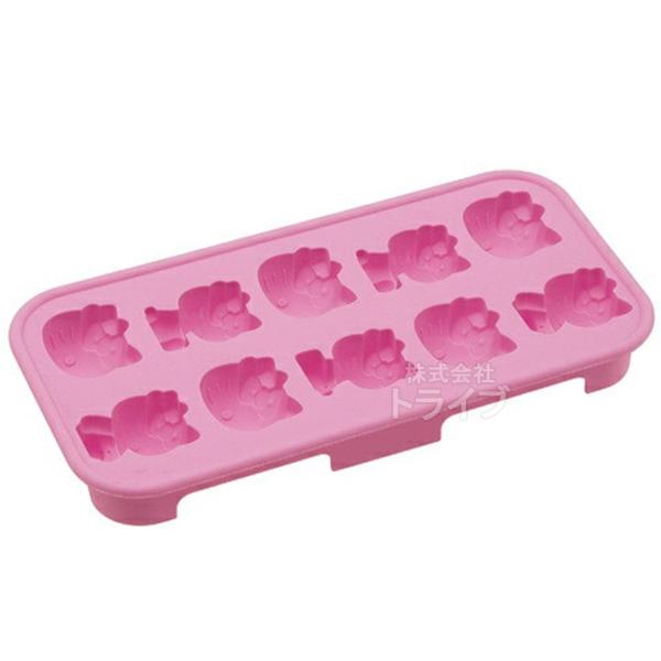 ハローキティ シリコン アイス トレー 製氷皿 チョコレート シャーベット 型  SLT2 ネコポス対応品 214028 |  | 01
