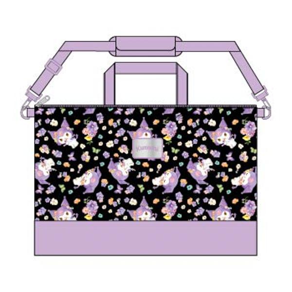 1月上旬入荷予定 レッスンバッグ クロミ ブラックフラワー/クロミ  ネコポス対応品 008933 | 