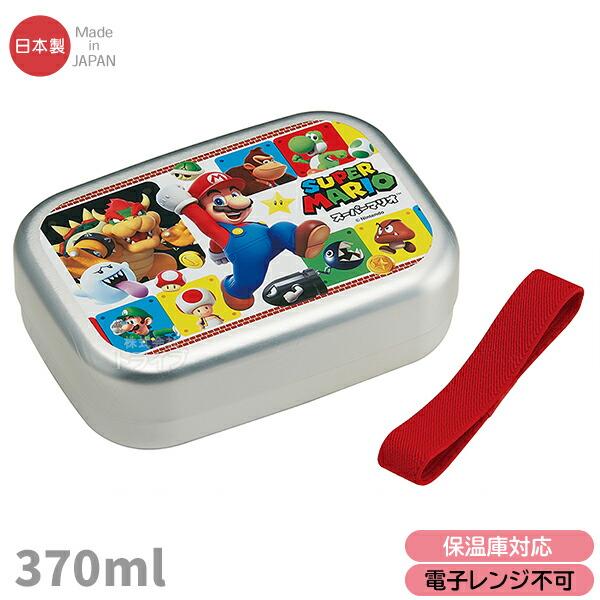 スーパーマリオ お買得４点セット アルミお弁当箱 370ml 箸＆箸箱 巾着 水筒580ml |  | 01