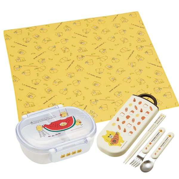 ノラネコぐんだん 抗菌 お弁当箱 中子付 360ml トリオ ランチクロスセット | 