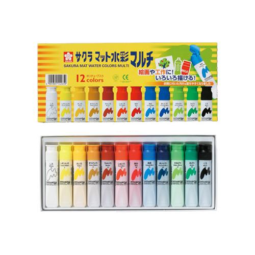 図画工作 ３点セット 筆洗いバケツ 水彩絵具12色 うめばちパレット 工作グッズ |  | 01