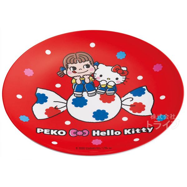 ペコちゃん キティ コラボ メラミンプレート 1枚 20cm MPL20P