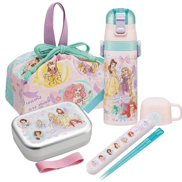 公式サイト ディズニー プリンセス お買得４点セット アルミお弁当箱 370ml 箸 巾着 箸箱 Alb5nv 2way水筒