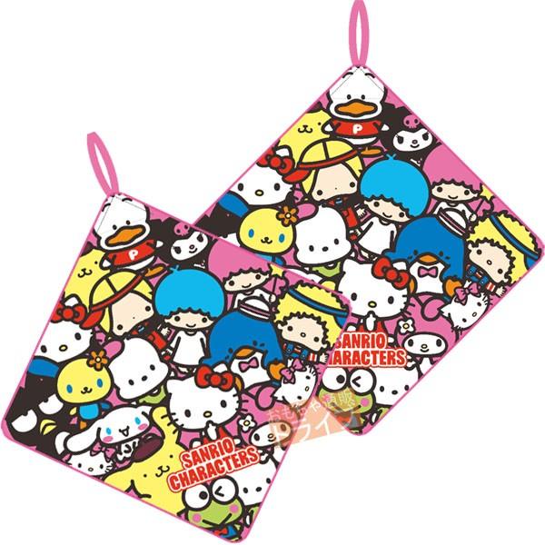 ループ付ハンドタオル サンリオ「キャラクターズループ」 お買い得な２枚セット・メール便対応品 | 