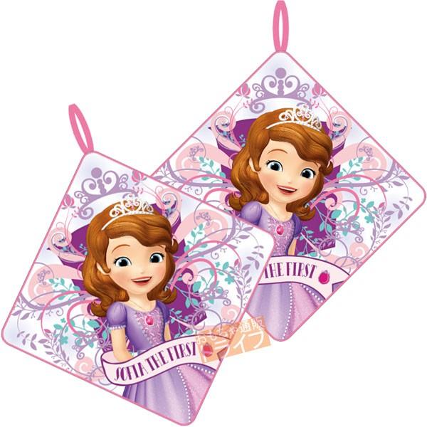 ループ付ハンドタオル 小さなプリンセス ソフィア「プリンセスブルーム」・メール便対応品・入園タオル | 