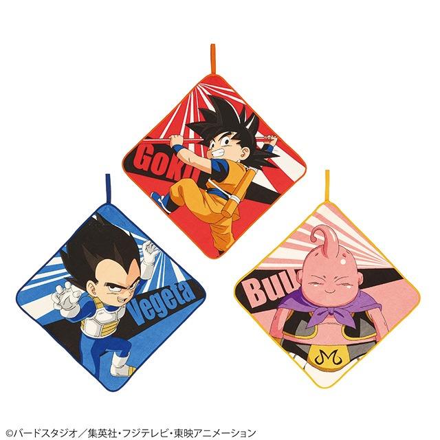 ループ付きハンドタオル 3絵柄組 ドラゴンボール DAIMA ストロングボーイ ネコポス対応品 431841 | 
