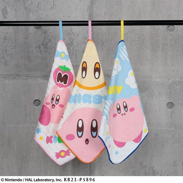 ループ付きハンドタオル 3絵柄組 星のカービィ わくわくカービィ ネコポス対応品 754391 |  | 05