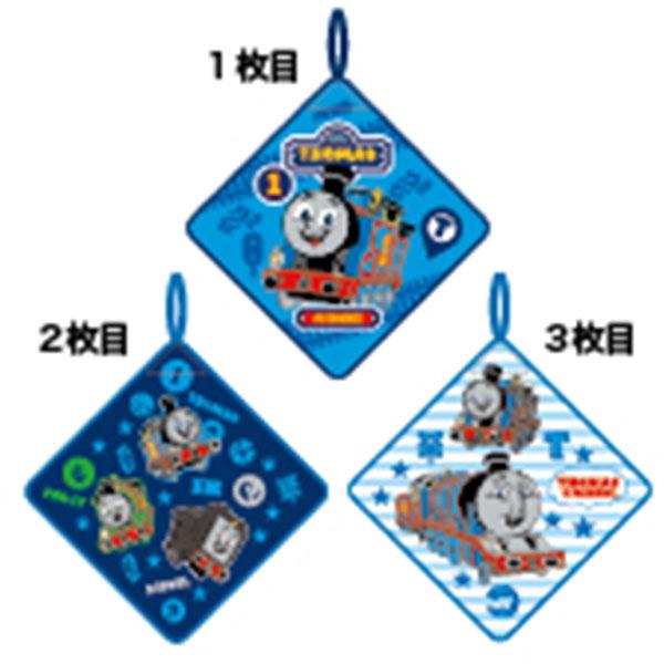 1月上旬入荷予定 ループ付きハンドタオル 3絵柄組 トーマス ソドー島の仲間たち  ネコポス対応品 008353 | 