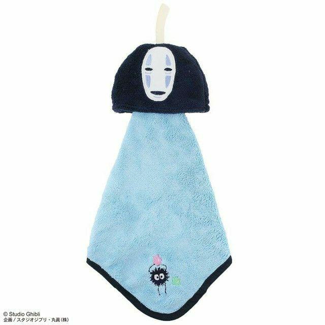 ループ付き マイクロファイバー ハンドタオル 千と千尋の神隠し カオナシフェイス ネコポス対応品 754476 | 