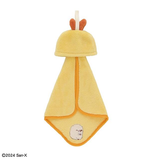 ループ付き マイクロファイバー ハンドタオル すみっコぐらし えびふらいのしっぽとおでかけ ネコポス対応品 432138 |  | 01