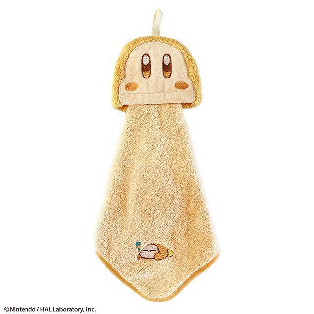 ループ付き マイクロファイバー ハンドタオル 星のカービィ マスコットワドルディ ネコポス対応品 785562 | 