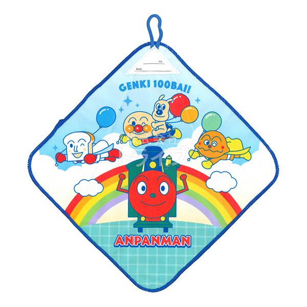 ループ付きハンドタオル 3絵柄組 マイクロファイバー アンパンマン ブルー 男児 ネコポス対応品 855383 |  | 02