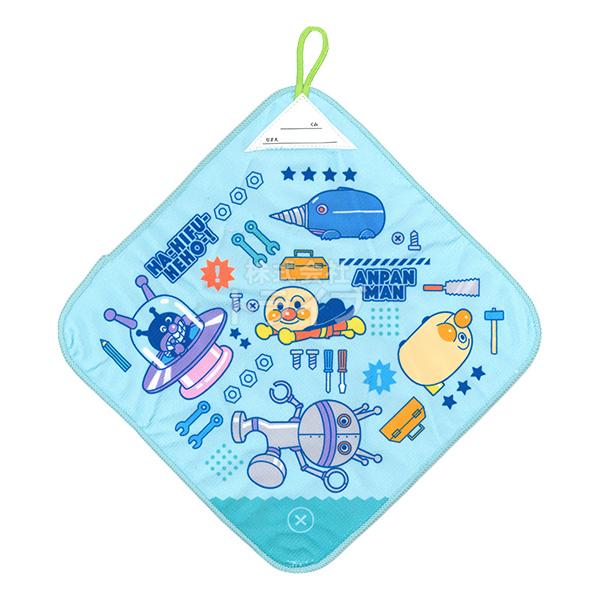 ループ付きハンドタオル 3絵柄組 マイクロファイバー アンパンマン ブルー 男児 ネコポス対応品 855383 |  | 03