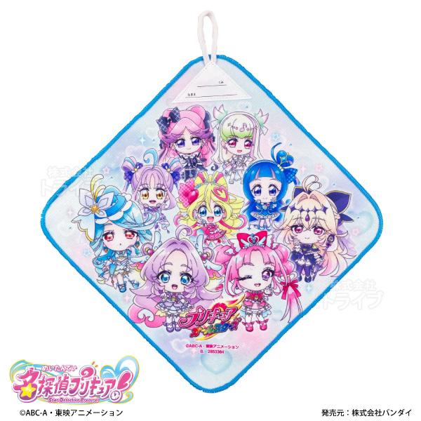 3月下旬入荷予定 名探偵プリキュア！ ループ付きハンドタオル 3絵柄組 マイクロファイバー ネコポス対応品 005948 |  | 02