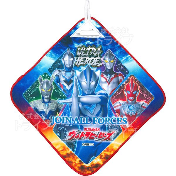 ウルトラマン テオ ループ付きハンドタオル 3絵柄組 マイクロファイバー ネコポス対応品 017798 |  | 01