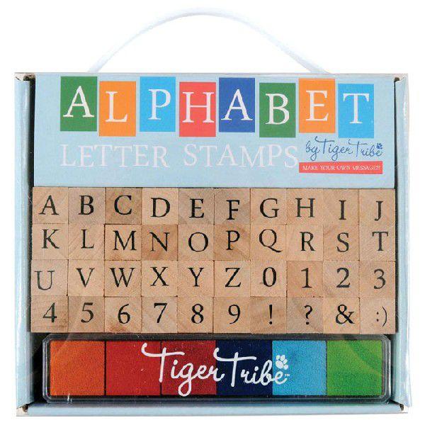 タイガートライブ 木製 レタースタンプ アルファベット |  | 01