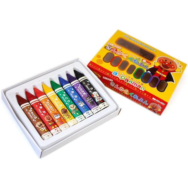 アンパンマン はじめてのさんかくくれよん 8色 A ネコポス対応品 069677 |  | 02