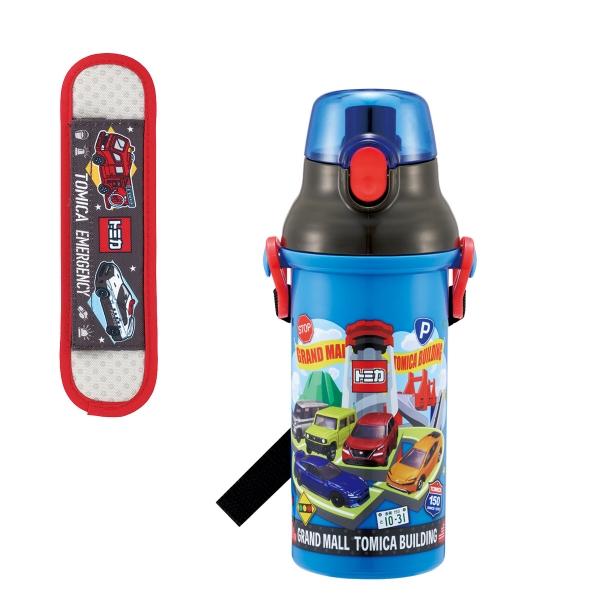 トミカ 26 直飲みプラ ワンタッチボトル ショルダーベルトカバー ２点セット | 