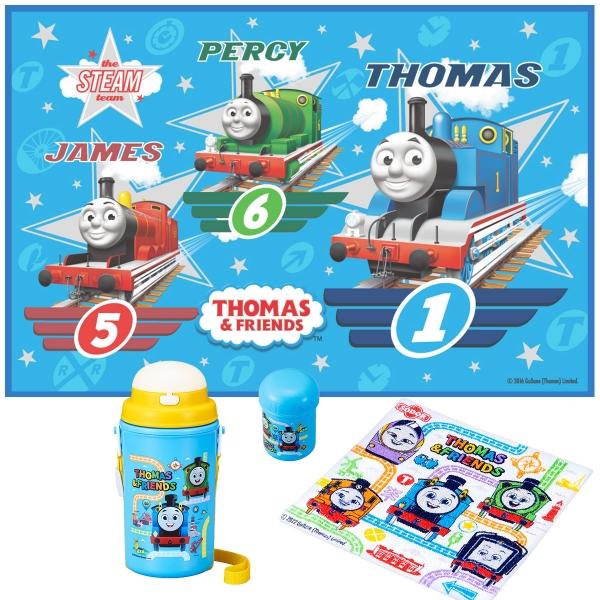 きかんしゃトーマス ストロー水筒 450ml おしぼり レジャーシート ３点セット | 