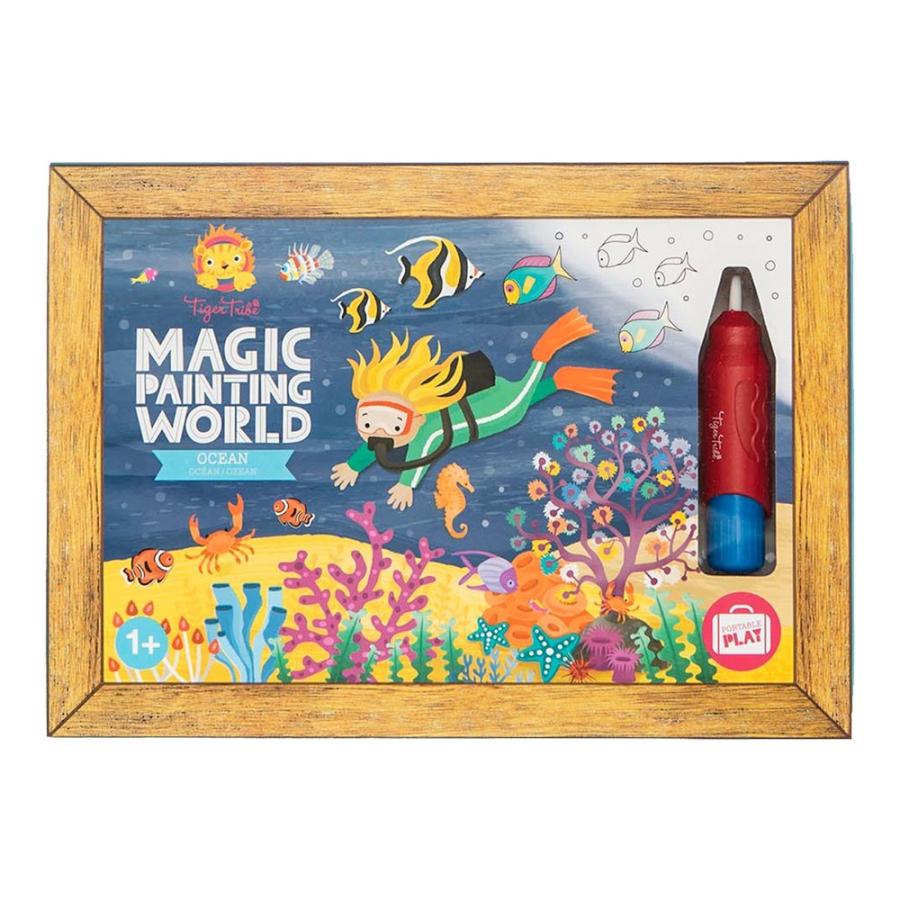 タイガートライブ 水で浮き出るマジックペイント 海の仲間たち Tt 14 022 おもちゃ通販 トライブ 通販 Yahoo ショッピング