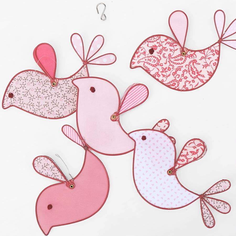 [特価50％OFF]タイガートライブ モビール バード ピンク 縦型 | 