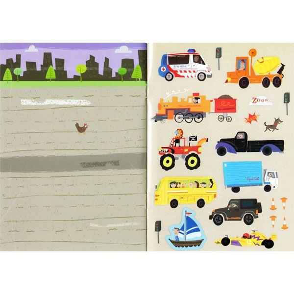 タイガートライブ シール絵本 乗り物  ネコポス対応品 |  | 03