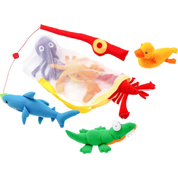 [特価50％OFF]お風呂遊び ぬいぐるみ うきうきアニマル FLOATING PLAY PALS WITH FISHING POLE | 