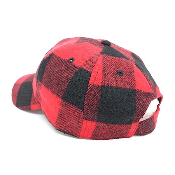 NEWHATTAN ニューハッタン チェック ウール キャップ ベースボール