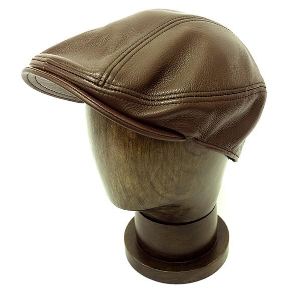 米国製 NEW YORK HAT ニューヨークハット レザーハンチング 帽子